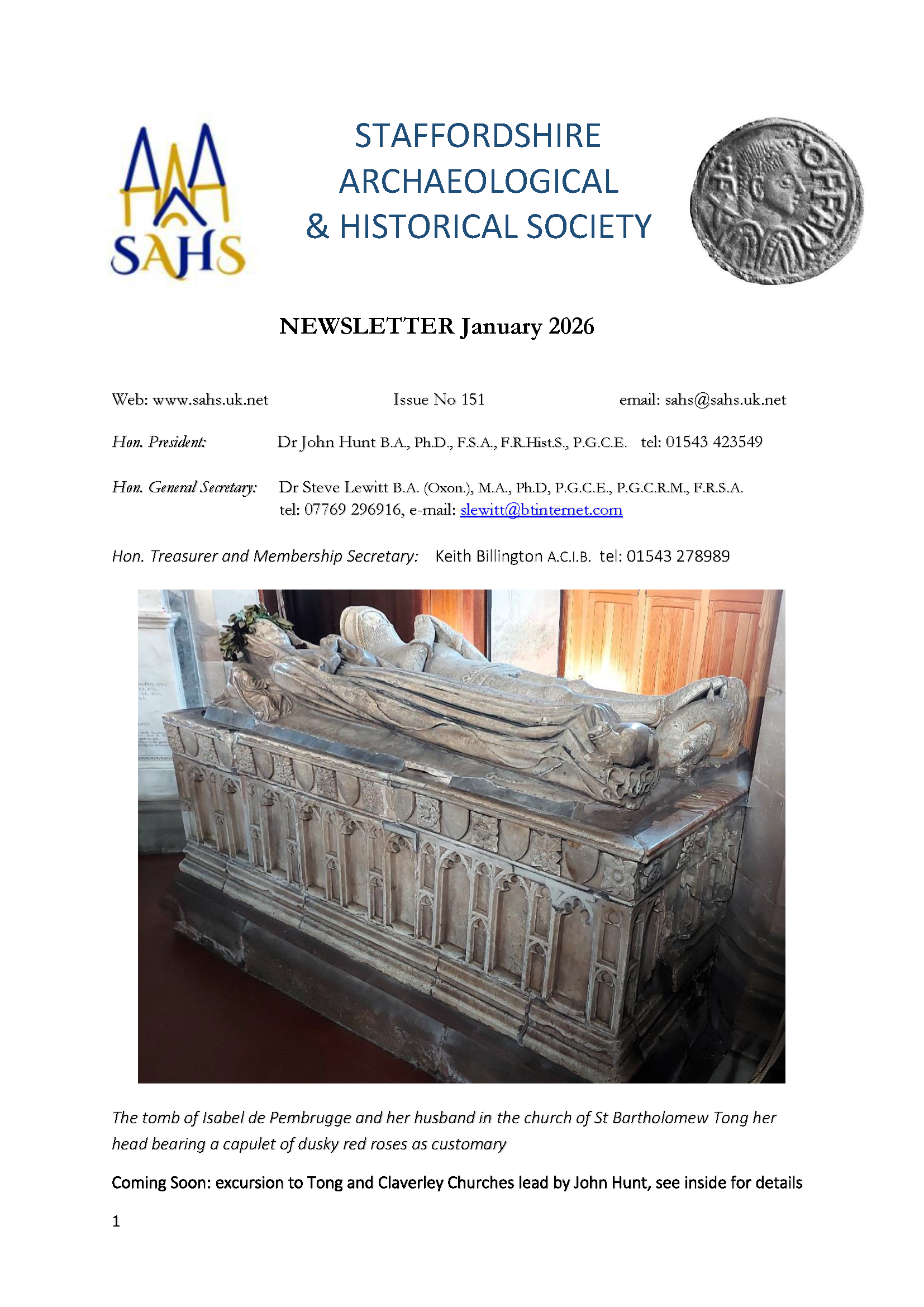Newsletter 151 January 2026